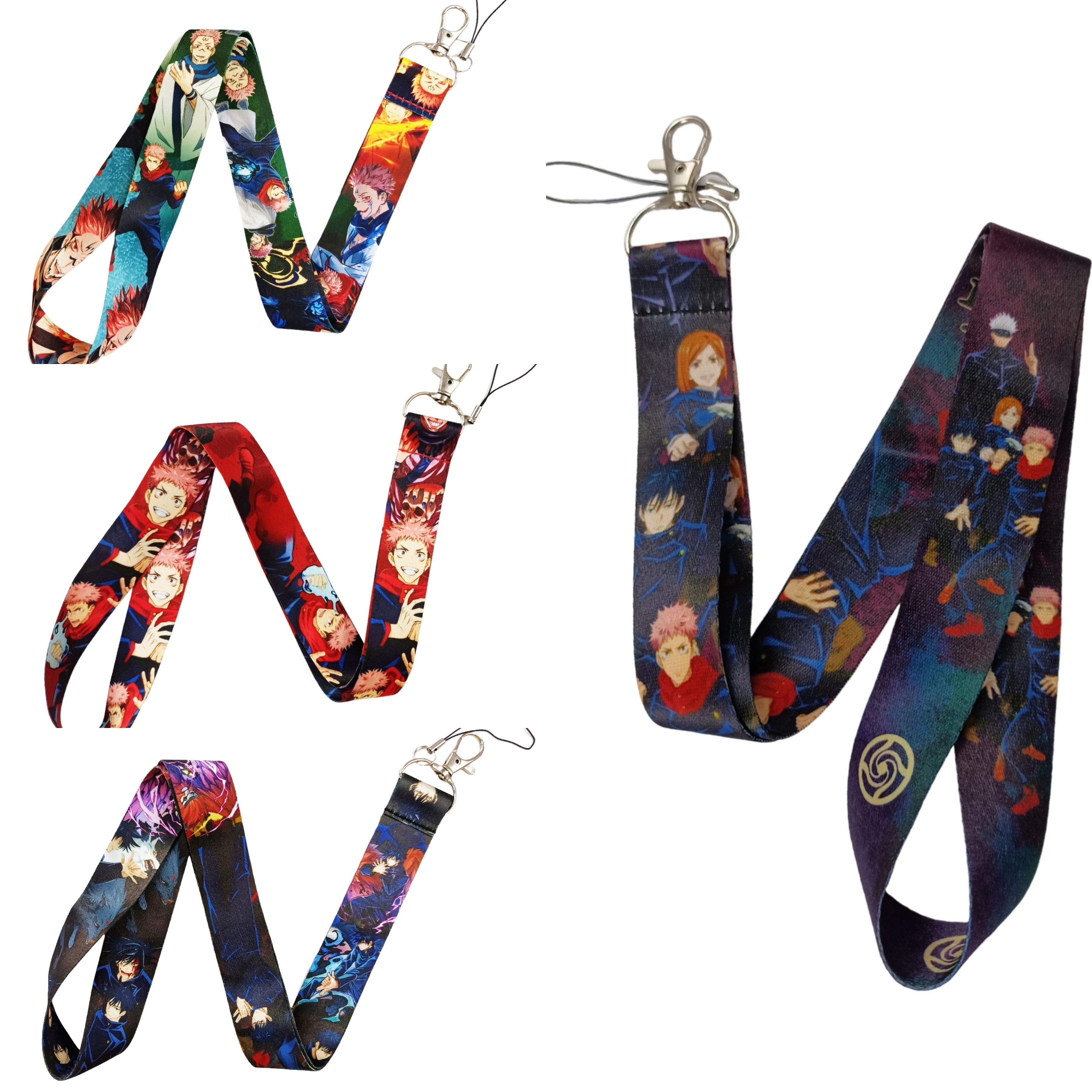 Wholesale 1000 Designs Cartoon Key Lanyard ID Badge Holders Animal Phone Neck Straps with Keyring Phone Accessories
