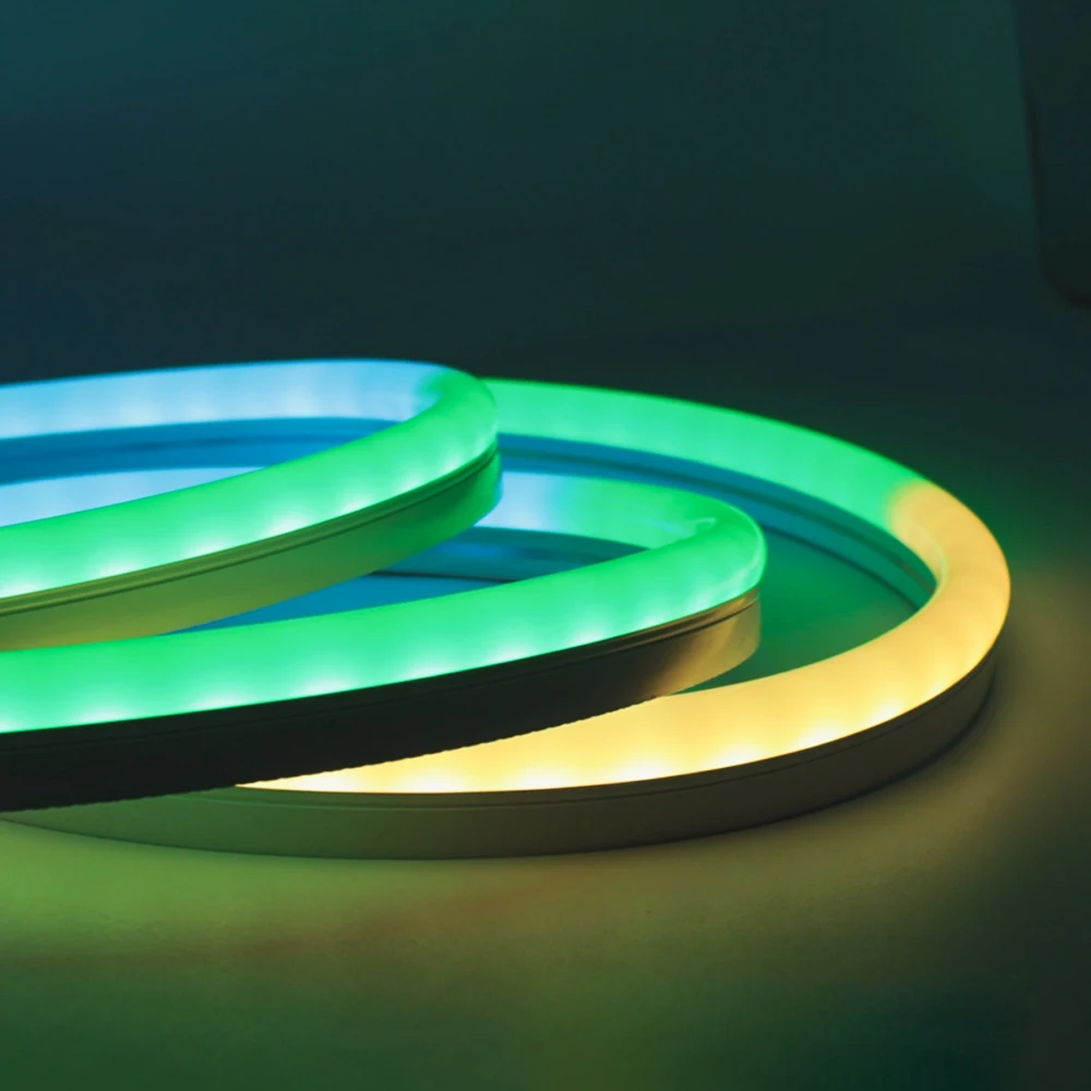 Kingtar Dream Color Milk Cover Flexible LED Neon Strip Light Waterproof Outdoor 12V LED Strip Lights