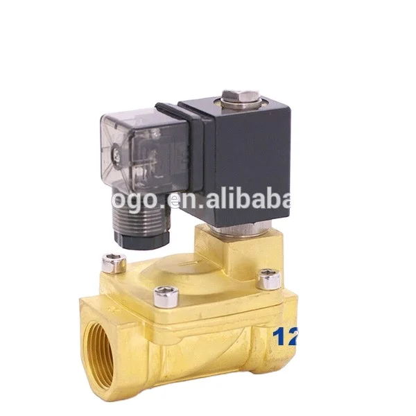 GOGOATC 12v Water Solenoid Valves 3/8 Inch 2 Way Pneumatic Control pilot Diaphragm Valve