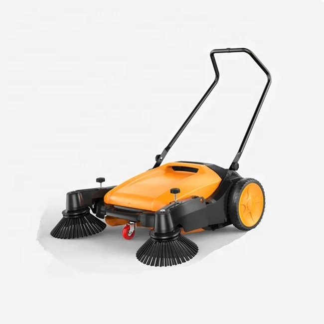 
1Pc Retail Price 920mm Industrial Hand Push Manual Floor Street Vacuum Road Sweeper  (60792785611)