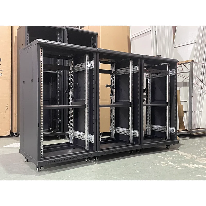 6U 9U 12U 19 Inch Data Center Server Rack 42U Floor Standing Glass Door Network Cabinet
