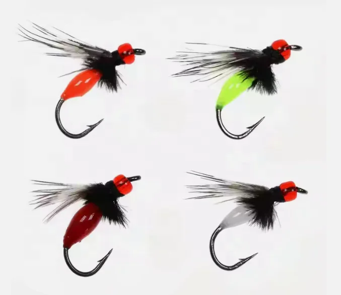 High quality bait set fishing double hook bionic needle bait fly bait line set