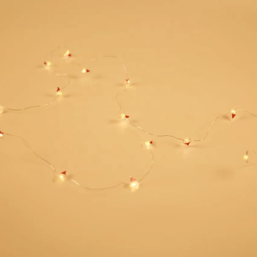 
Wholesale Warm White Crystal Santa Shape Light Strings For Holiday Decoration 