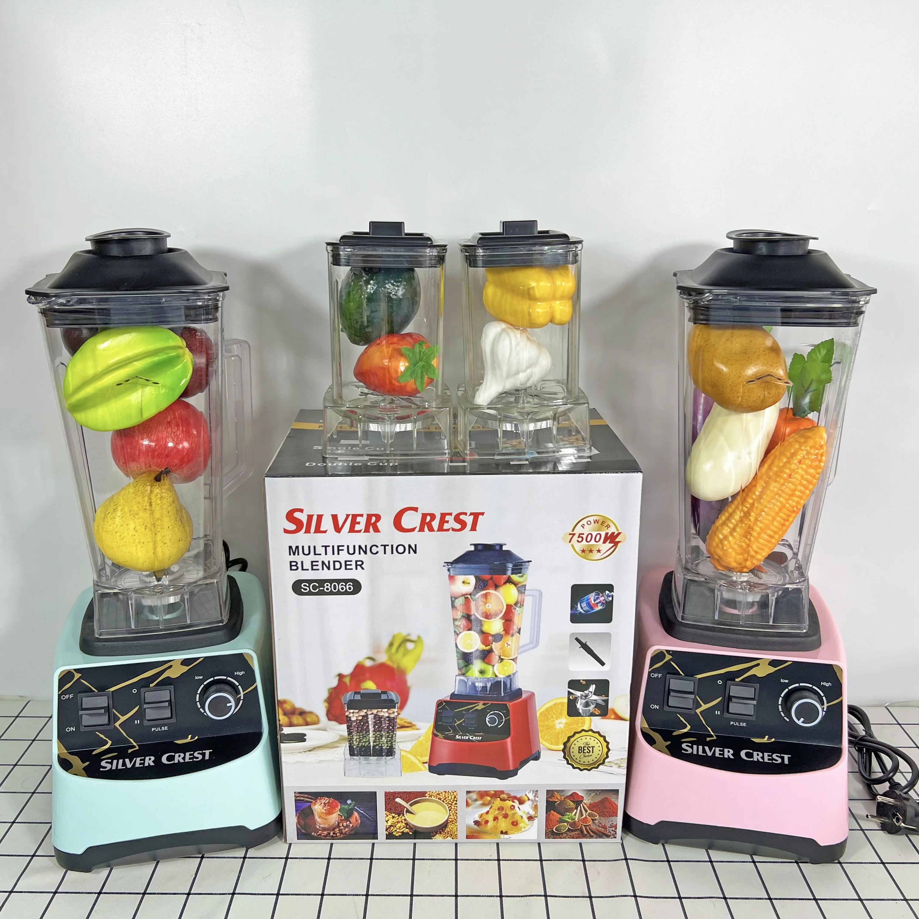 Lowest price high quality portable juicer 7500w SC-8066  silver crest  blender