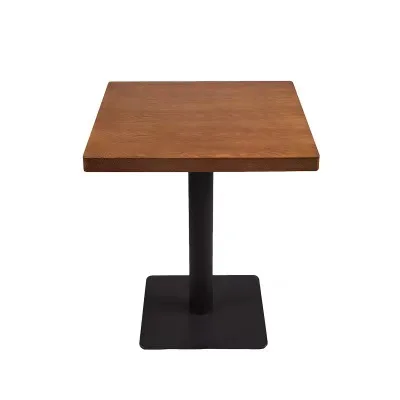 light luxury Retro Industrial American Restaurant Sets Vintage Style Wooden Dining Table And Chair Cafe Solid Wood Chairs Set