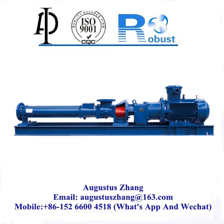 G Sanitary High Viscosity Liquid Positive Displacement Rotary Progressive Cavity Single Screw Mono Pump with Hopper