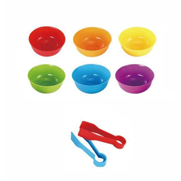 Educational Count Soft Glue Toys Accessories Bowls and Clamps