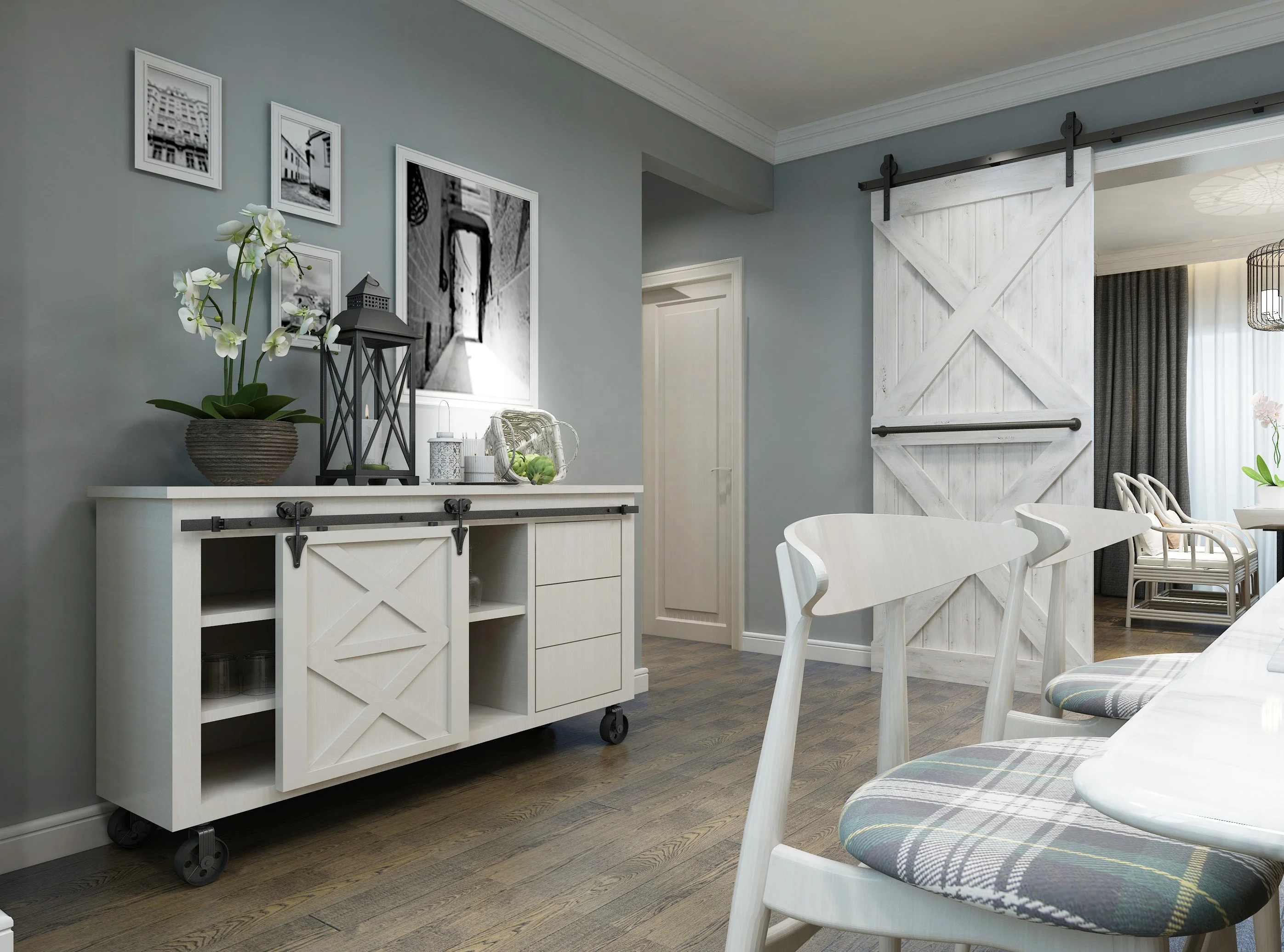 2020 kitchen Cabinet Sliding door roller wheels