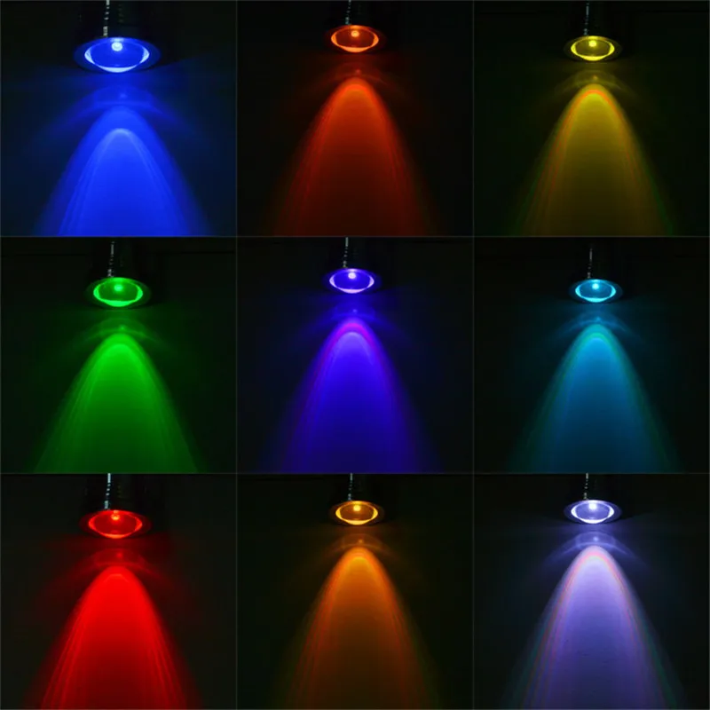Водонепроницаемый RGB подводный фонтан бассейн Пруд аквариум прожектор лампа наружный сад