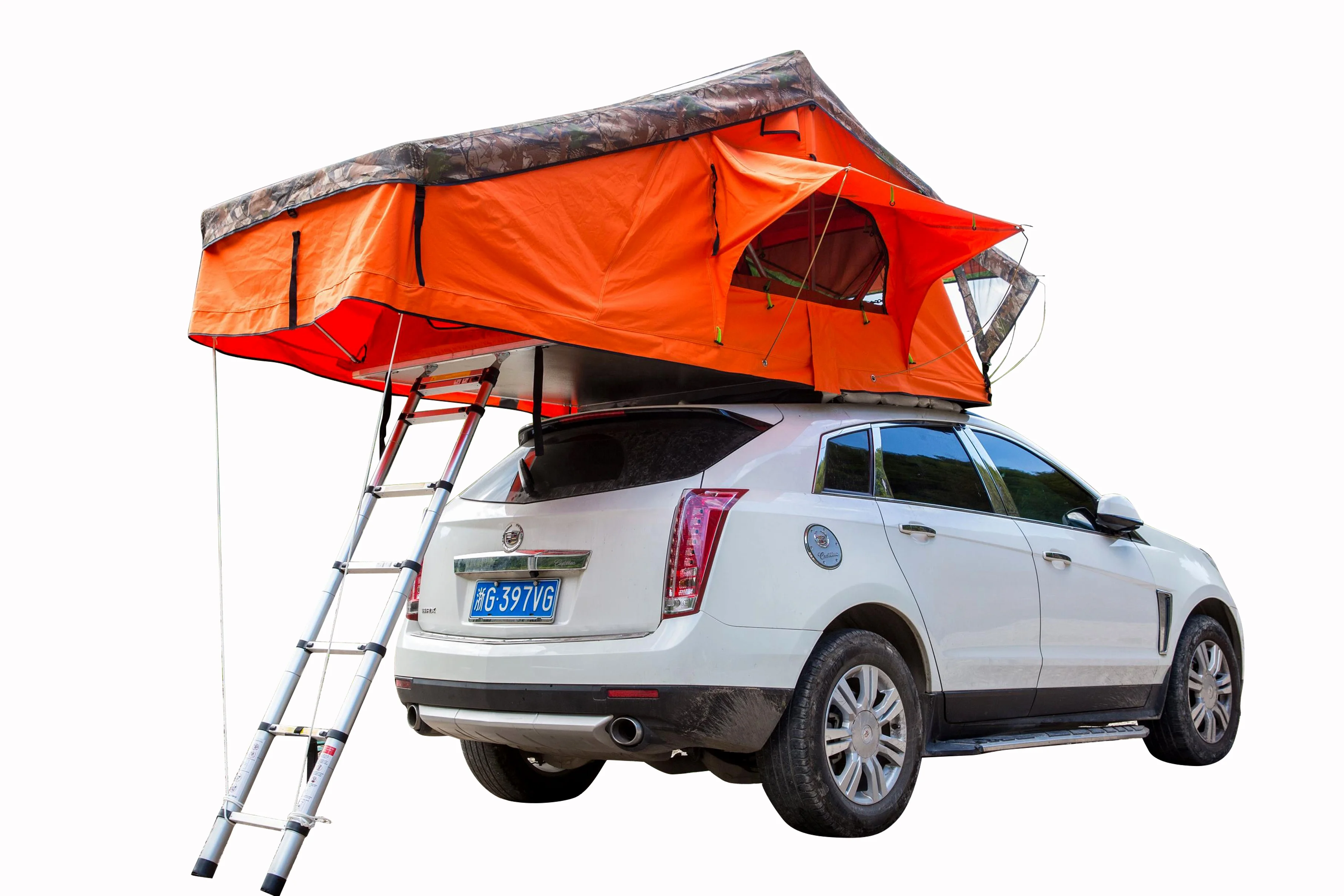 Custom-Made Roof Top Outdoor Camping Tent 3-4 Person High Quality Soft Shell Car Tent