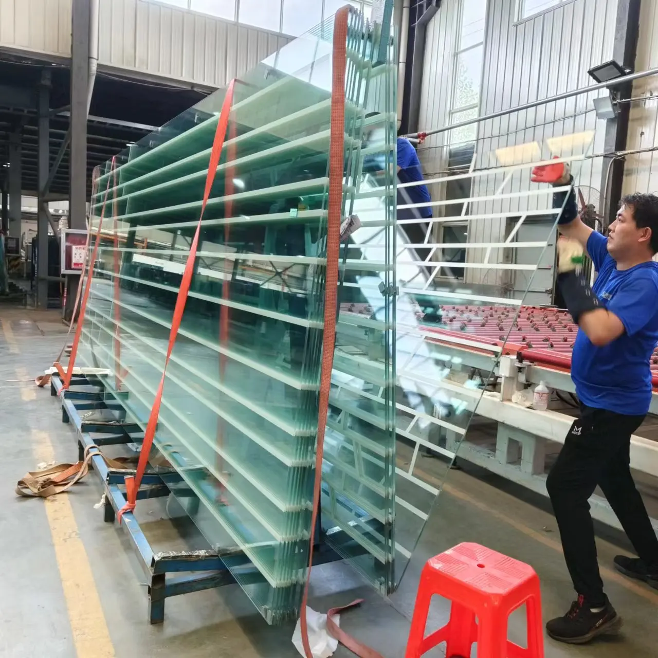 21.52mm Clear Laminated Glass with Ceramic Fritted for Glass Balustrade