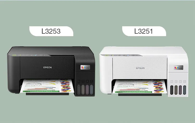 New Epson color inkjet home small scan mobile phone wireless multifunctional machine Student photo office with ink bin A4