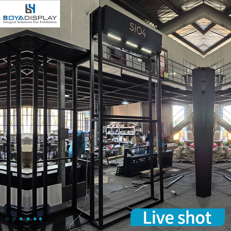 Boya Manufacturer Customized Support Building Granite Ceramic Tile Building Stone Marble Granite Slab Displays Rack