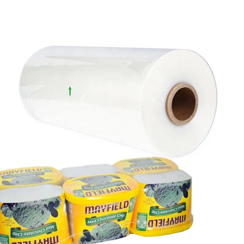 Custom POF Heat POF Shrink Film Roll POF Folded Film For Packaging Machine