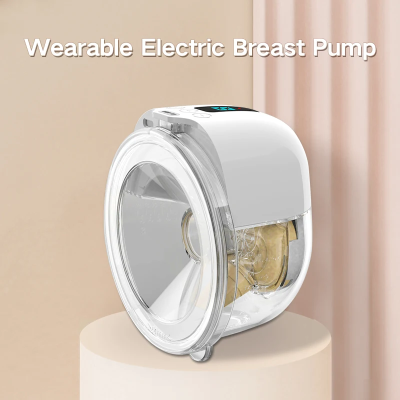 Intelligent Handsfree Wireless Breast Pump Hands Free Double Electric Breast Pump OEM Milk Smart Silicone Wearable Breast Pump