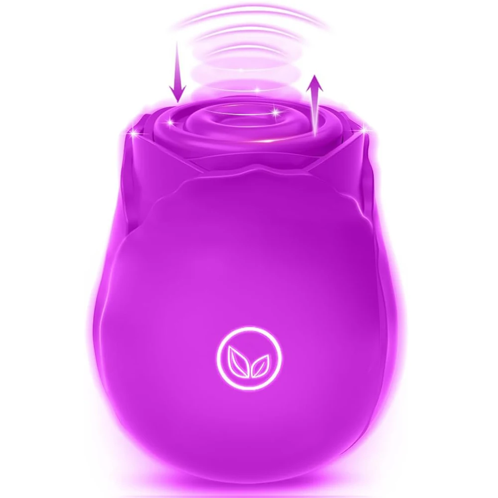 Neonislands sex toys 2 in 1 Female woman purple nipple air clitoral sucking rose vibrator for couples woman