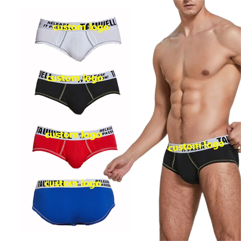 OEM&ODM custom wholesale solid color solid cotton sexy underwear high quality stretch comfortable breathable custom logo color