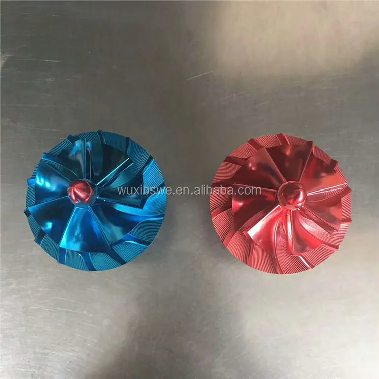 billet wheel GT3582R GT35 modify turbo ball bearing red blue