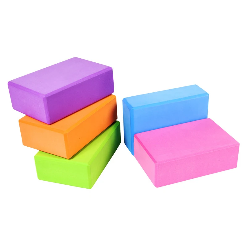 Custom Design Colour Recycled Cork Large Eva Exercise Gym Fitness Yoga Block Brick