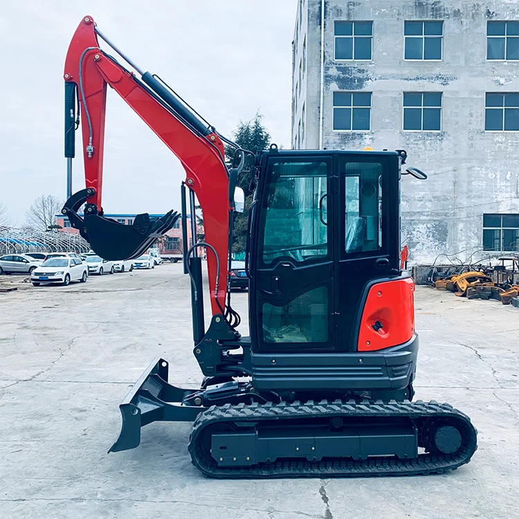 SOAO excavator mini compact 2 ton diesel excavator rubber tracks with attachments FREE SHIPPING