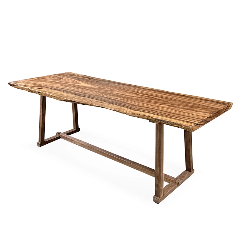 Raw slabs butcher block counter top solid wood dining table slab live edge table top mahogany wood slab