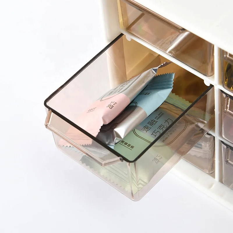 
Desktop Storage Box Multi-cell Debris Storage Box Drawer Type Small Storage Box 