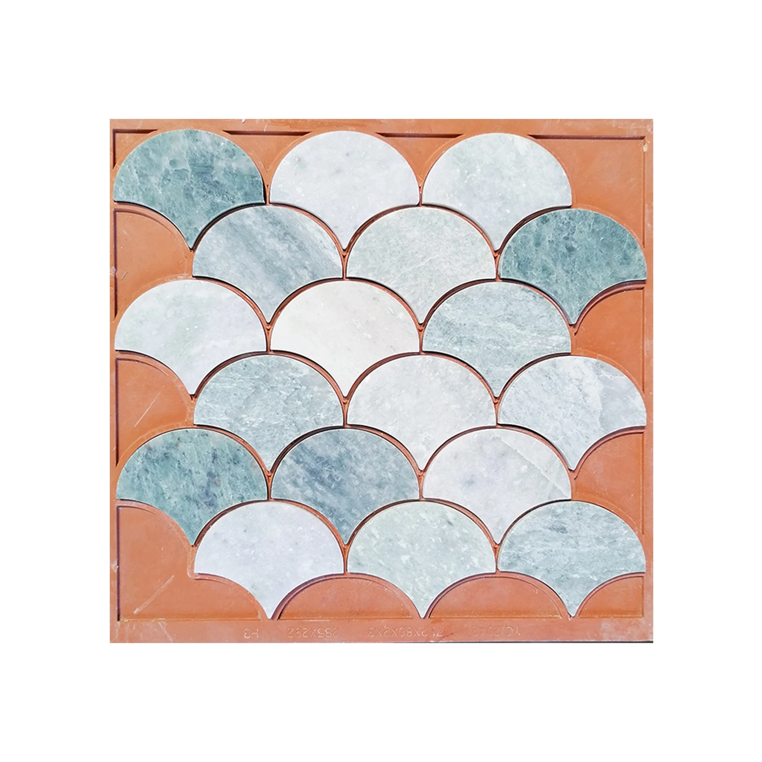 High Quality Colorful Marble Mosaic Wall Tile Natural Stone Outdoor Street Park Decorative Customize Mosaic