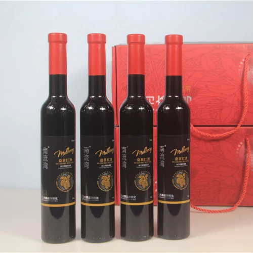 Фруктовый красный винный напиток 375 мл красная подарочная коробка антивозрастной Тутовый красный винный напиток