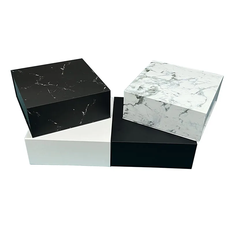 Презентация маркетинг 7 дюймов Lcd видео-поздравительная открытка подарок цветочная упаковка коробки Ювелирное кольцо ЖК-экран видео брошюра коробка