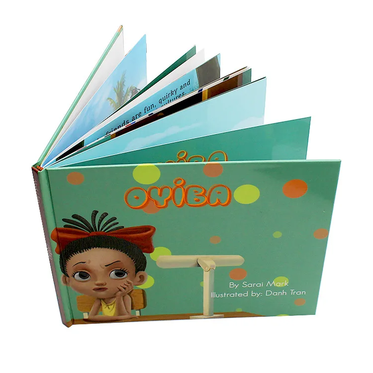 157 grams Art Paper+2 mm Grey Board Hardcover Kid Book Hardcover Book Printing