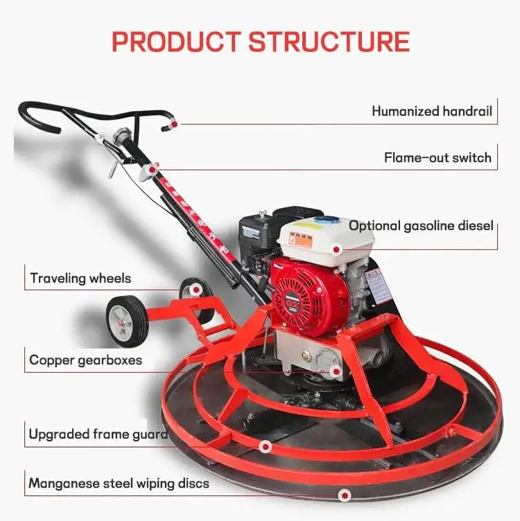 High Quality Worldwide Hot Selling Concrete Trowel Machine Smoothing Machine For Sale