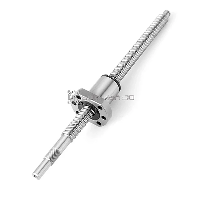 SFS1210 Ball Screw High Speed Quiet Transmission 1000~1561mm C7 Roller Ballscrew With Single Ball Nut
