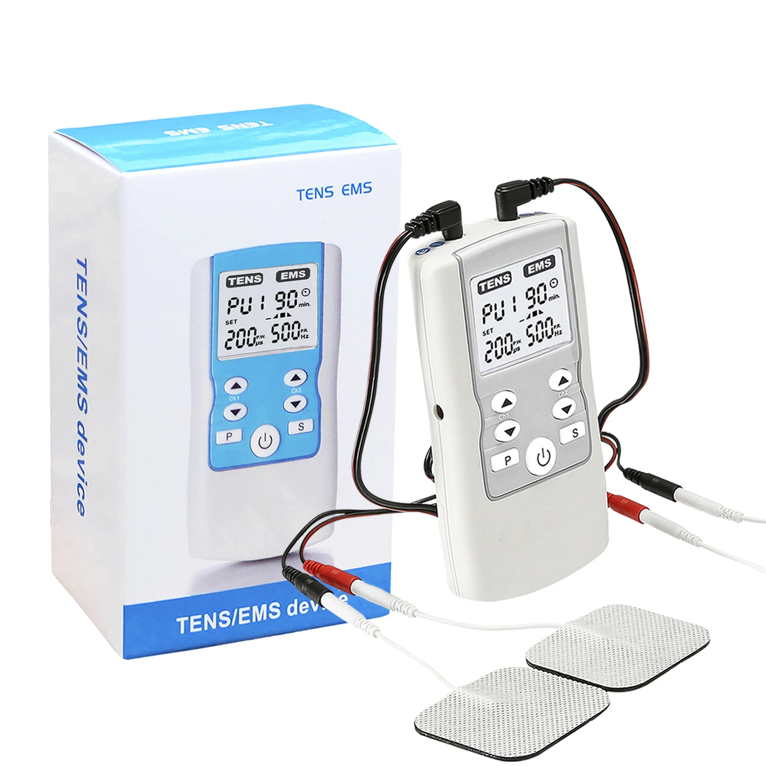 adjustable frequency pulse width 800Hz physical therapy equipments ems training pulse massager tens