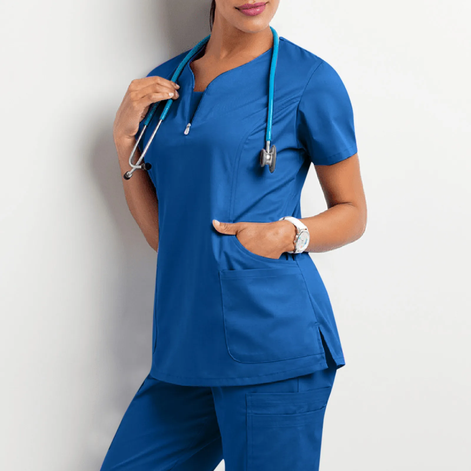 Best Quality Doctors And Nurses Female Scrub Nursing Uniform Sets Medical Scrub Hospital
