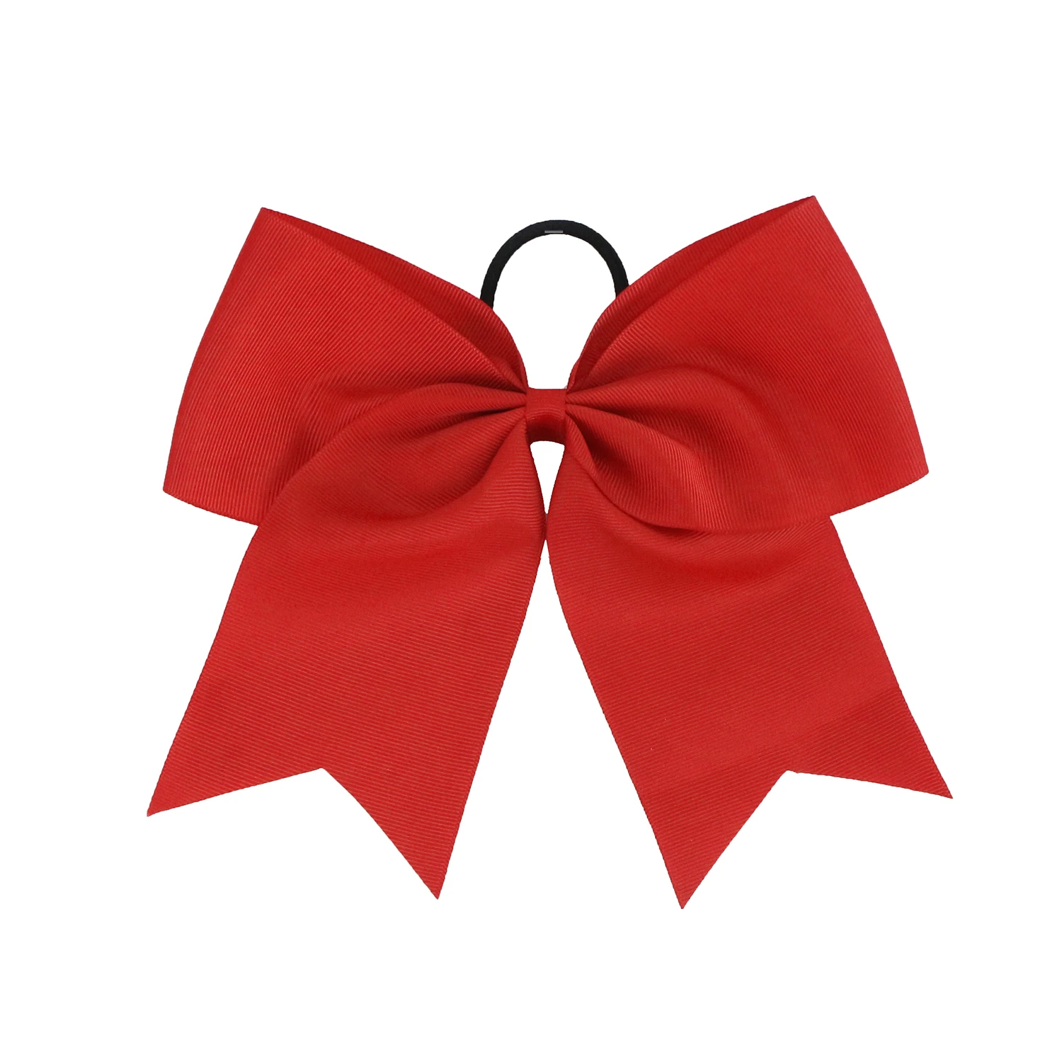 MIDI Factory Wholesale Customized Bows with Elastic Band Wholesale Ribbon Cheerleading Hair Bow Ponytail Holder for Girls