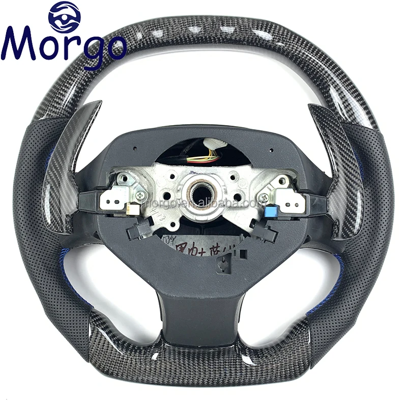 Car Steering Wheel Fit For Lexus IS 250 350 IS250 IS350 ISF 2008 2009 2010 2011 2012 2013 Carbon Fiber Steering Wheel Customized
