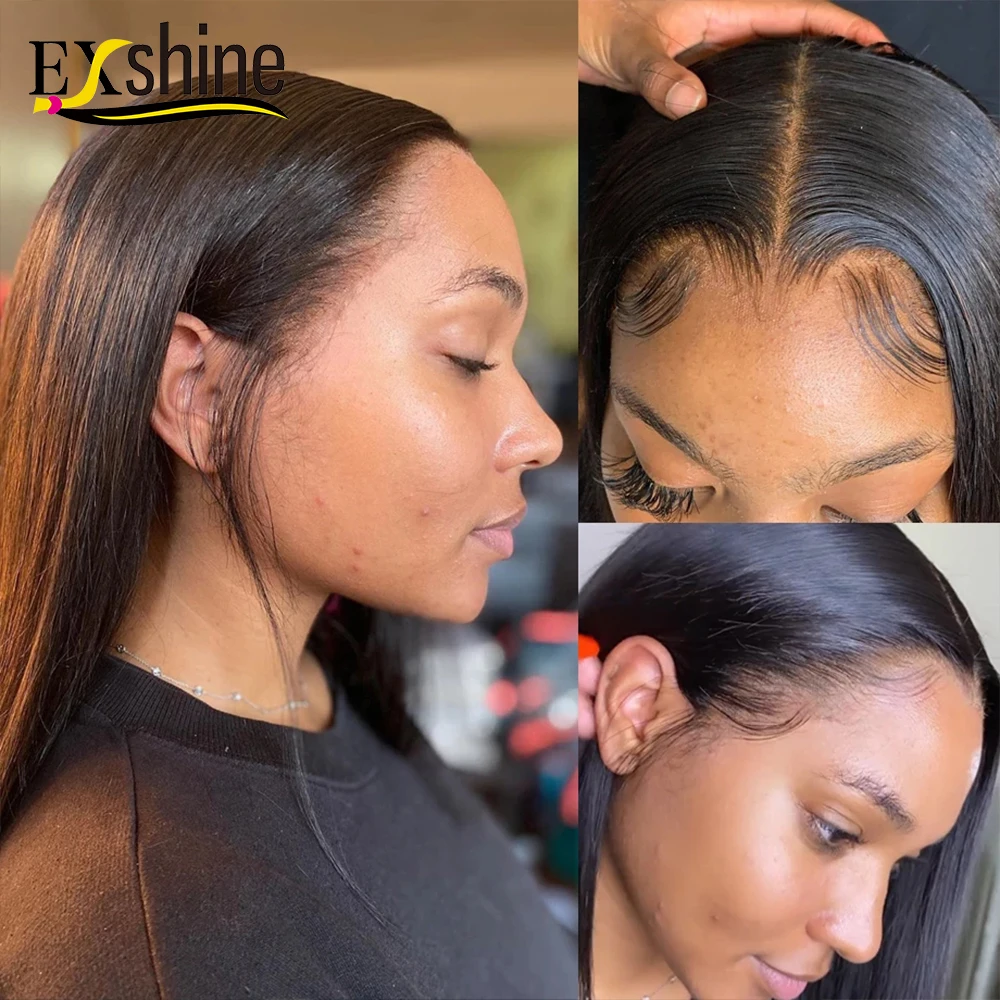 
Top Quality Cuticle Aligned Thin Transparent HD Lace Frontal/Closure, Pre Plucked 13x6 Virgin Transparent Swiss HD Lace Frontal 