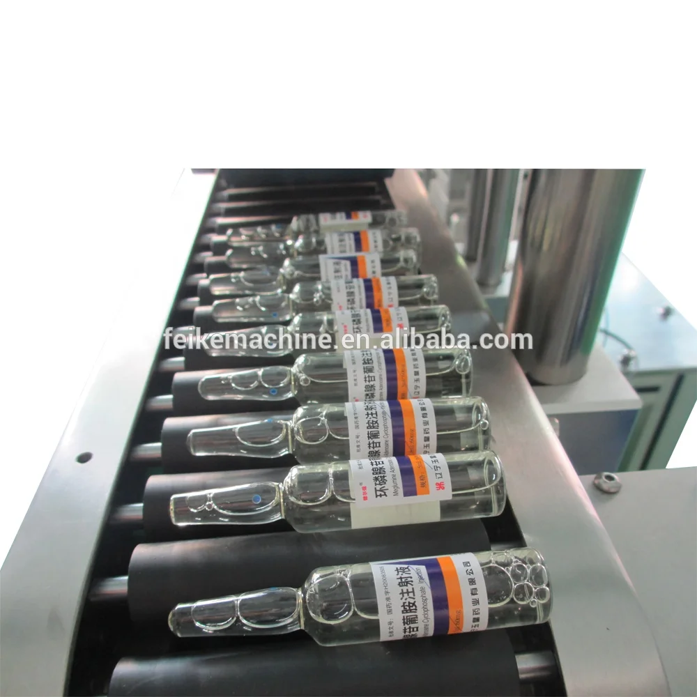 factory outl FK807 automatic lying horizontal Pen cosmetics freeze-dried powder lipstick vial Lip tube Balm Labeling Machine