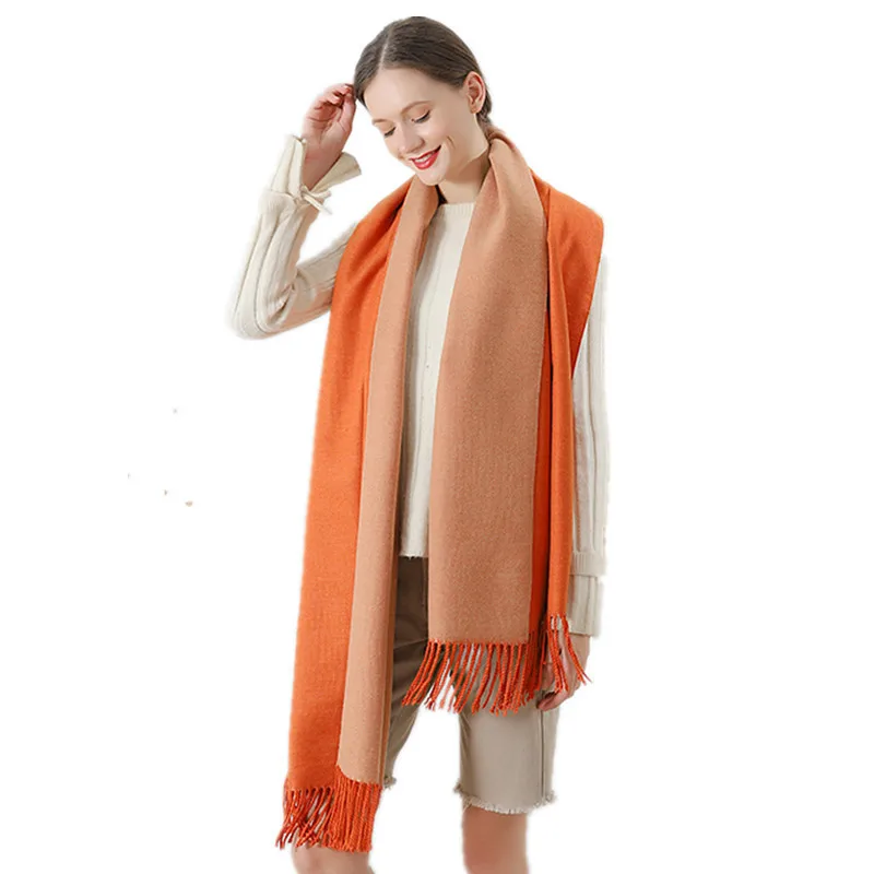 200x70cm Fashionable women 38%wool + 62%Pashmina winter scarf Excellent for ladies