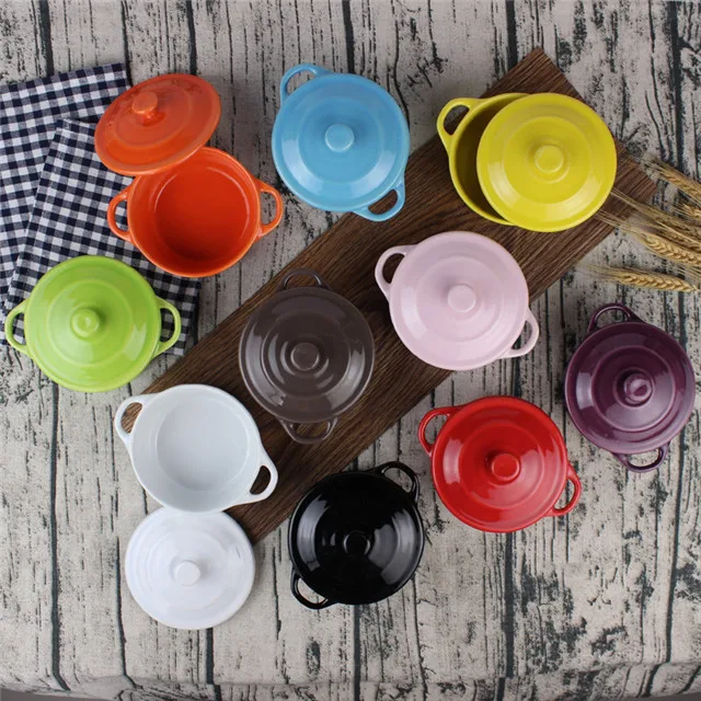 Большая суповая дешевая многоразовая круглая Салатница и крышка