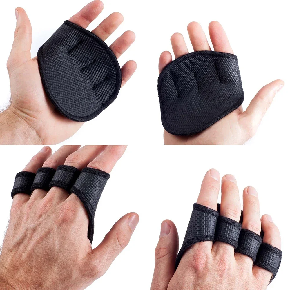 Hand Palm Protector Gym Fitness Gloves Half Finger Lifting Palm Dumbbell Grips Pads Weightlifting Training Glove Gym Accessories