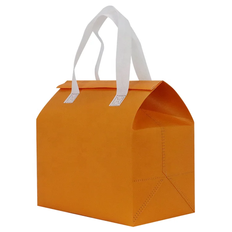Wholesale Eco-Friendly Insulated Thermal Cooler Bags Handle Custom Durable Takeaway Hot Cold Food Delivery Reusable Restaurants