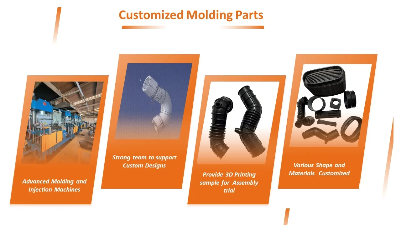 Профессиональный дизайн под заказ пластиковые литьевые пластиковые трубы резиновые детали