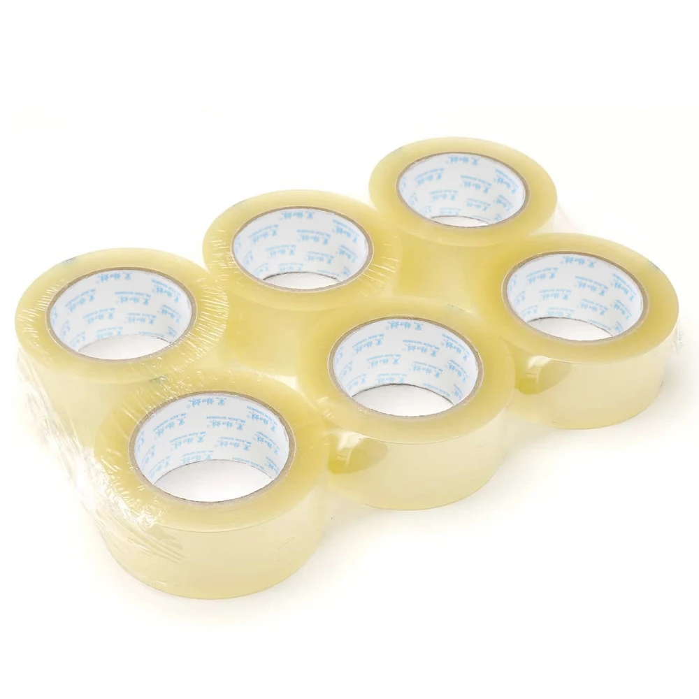 Clear Box Sealing  Jumbo Roll Adhesive Tape Bopp Packing Tape For Heavy Duty Shipping Moving