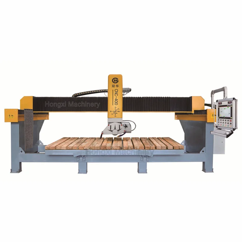 Advanced 5-Axis Technology CNC Router for Stone Blade Marble Cutting Equipment