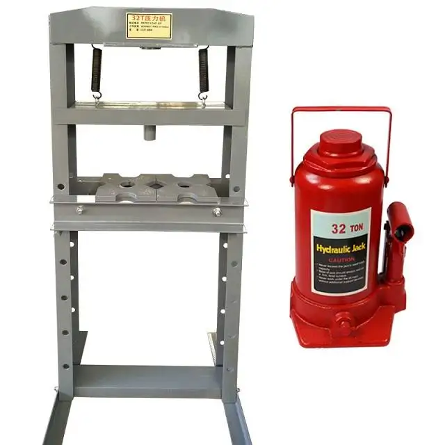 6 ton pneumatic manual hydraulic workshop press  machine