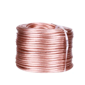 National standard transparent sheath high and low voltage grounding wire 25m2 multi strand soft copper wire 10m3 wire 16m3 cable