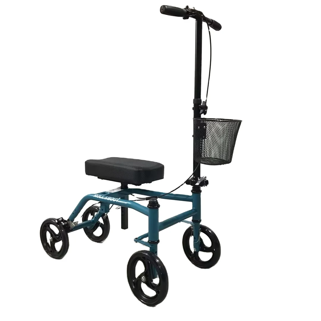2025 Medical Rehabilitation Knee Walker Physical Therapy Training Equipment Handicap Scooter Lightweight Disabled Walking Aids