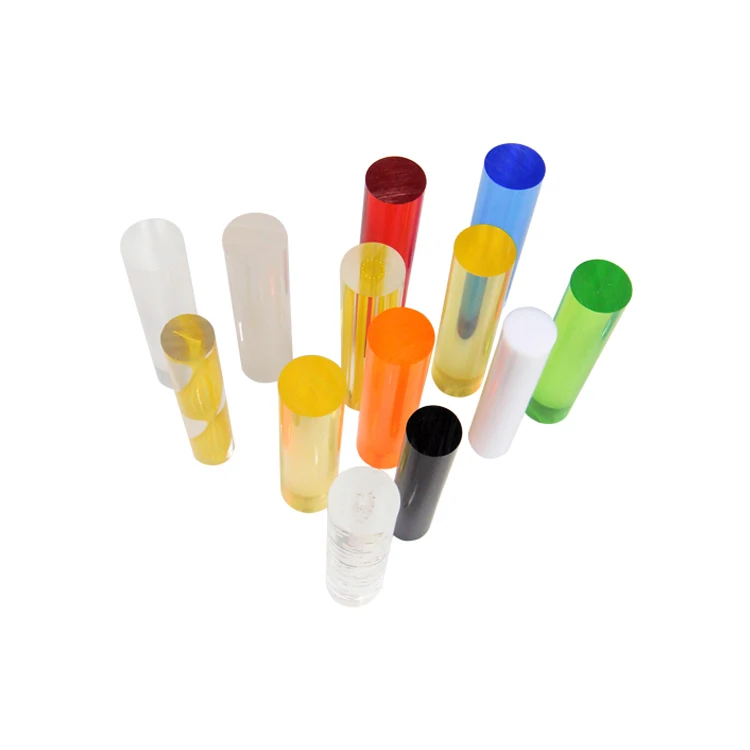 High quality transparent ESD rod custom decorative round plastic Acrylic sheet