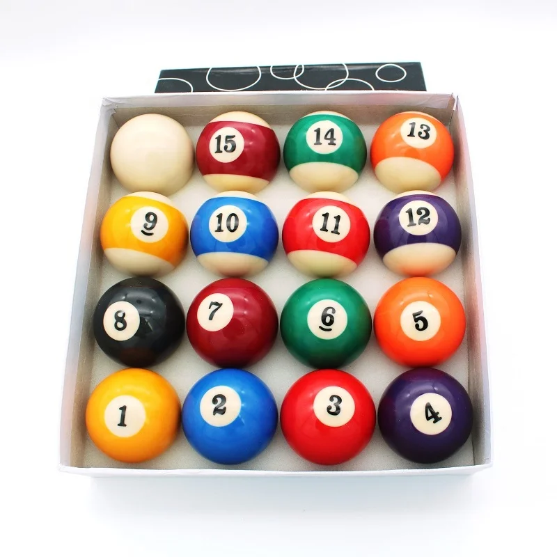 Smaller size 52.5mm Billiard Pool Ball set 16x